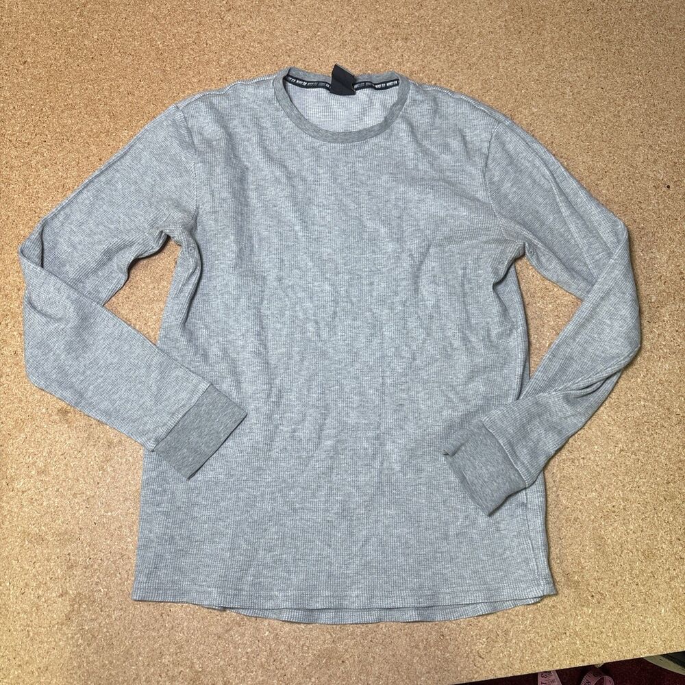 Nike SB Men Thermal Long Sleeve Activewear Skate Y2K Sz M Gray E2